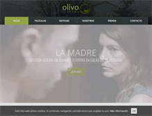 Tablet Screenshot of olivofilms.com